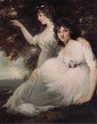 John Hoppner The Ladies Sarah and Catherine Bligh oil painting reproduction